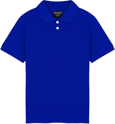 Kids Plain Polo Shirts