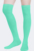 Ladies Girls Over the Knee Plain Socks