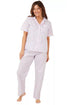 Ladies Floral Short Sleeve Poly Cotton Nightdress