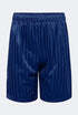 Boys Girls Back to School Shadow Stripe PE Summer Shorts