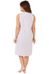 adies PiFloral Sleeveless Poly Cotton Nightdress