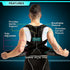 Posture Corrector Belt for Lower and Upper Back Pain, Unisex