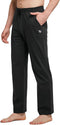 Mens Tracksuit Bottom Joggers with Pockets Running for Men Pants Cotton Sweatpants Elasticated Waisted