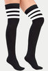 Womens Over The Knee Socks Referee 3 Stripes