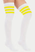Womens Over The Knee Socks Referee 3 Stripes