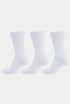 Children 3 Pair Plain Ankle School Socks