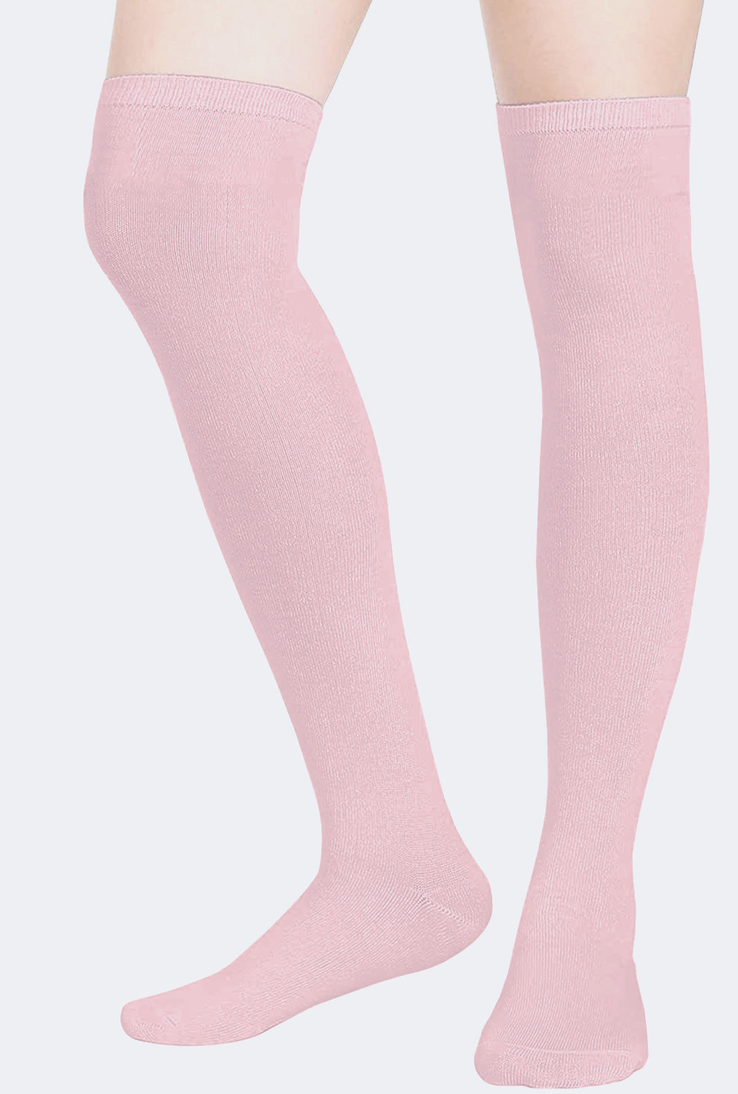 Ladies  Over the Knee Plain Socks