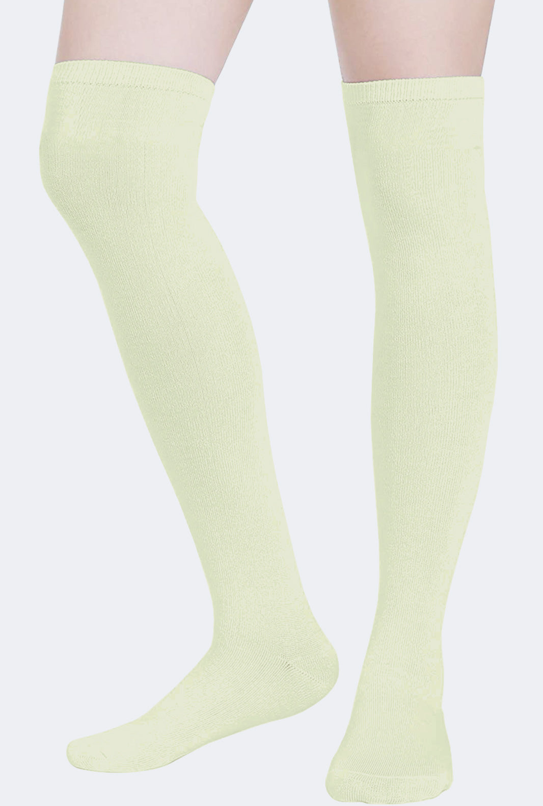 Ladies  Over the Knee Plain Socks