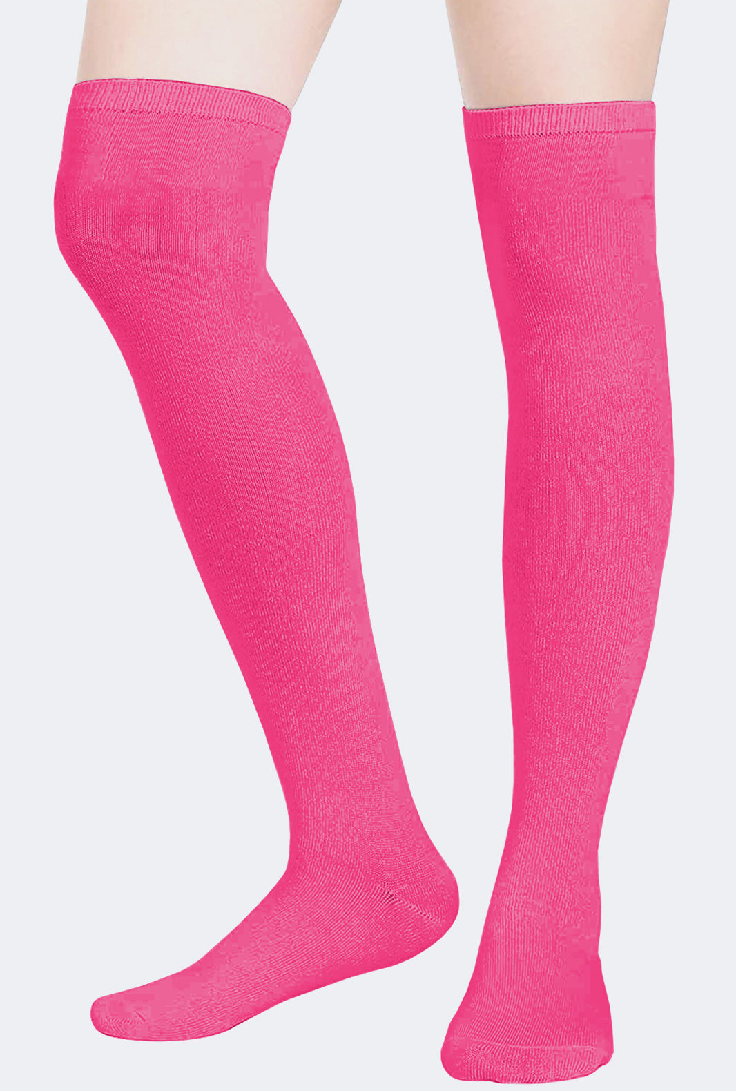Ladies  Over the Knee Plain Socks