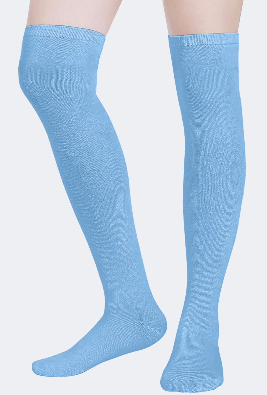 Ladies  Over the Knee Plain Socks