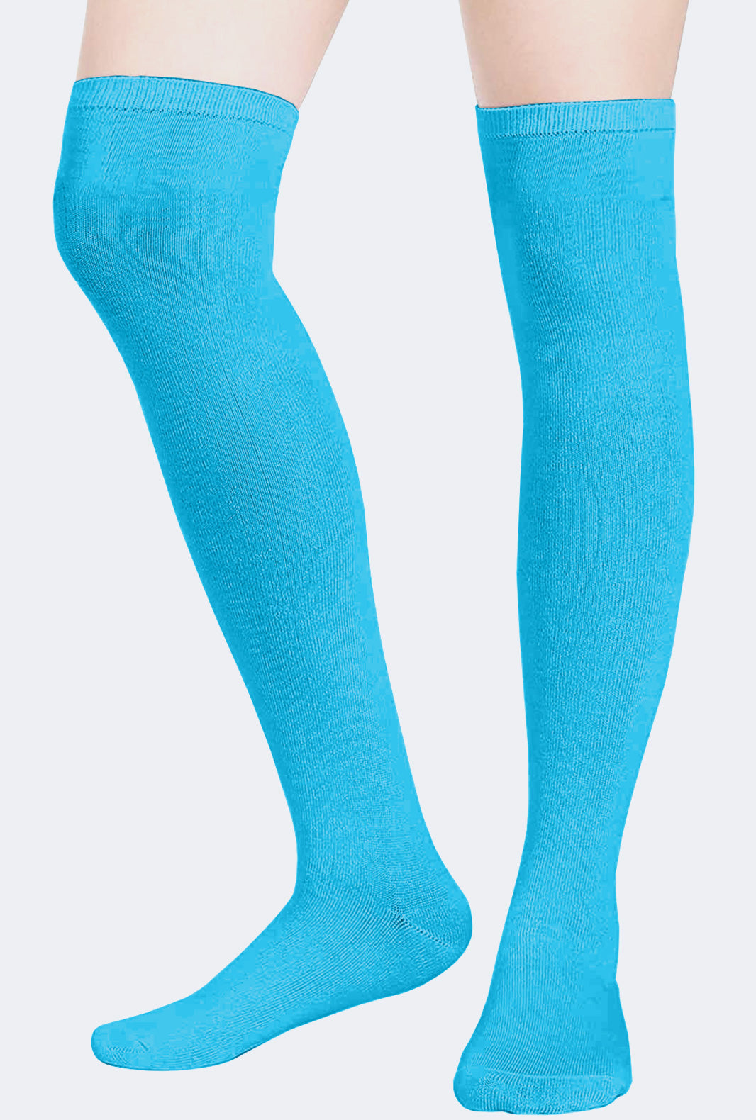 Ladies  Over the Knee Plain Socks