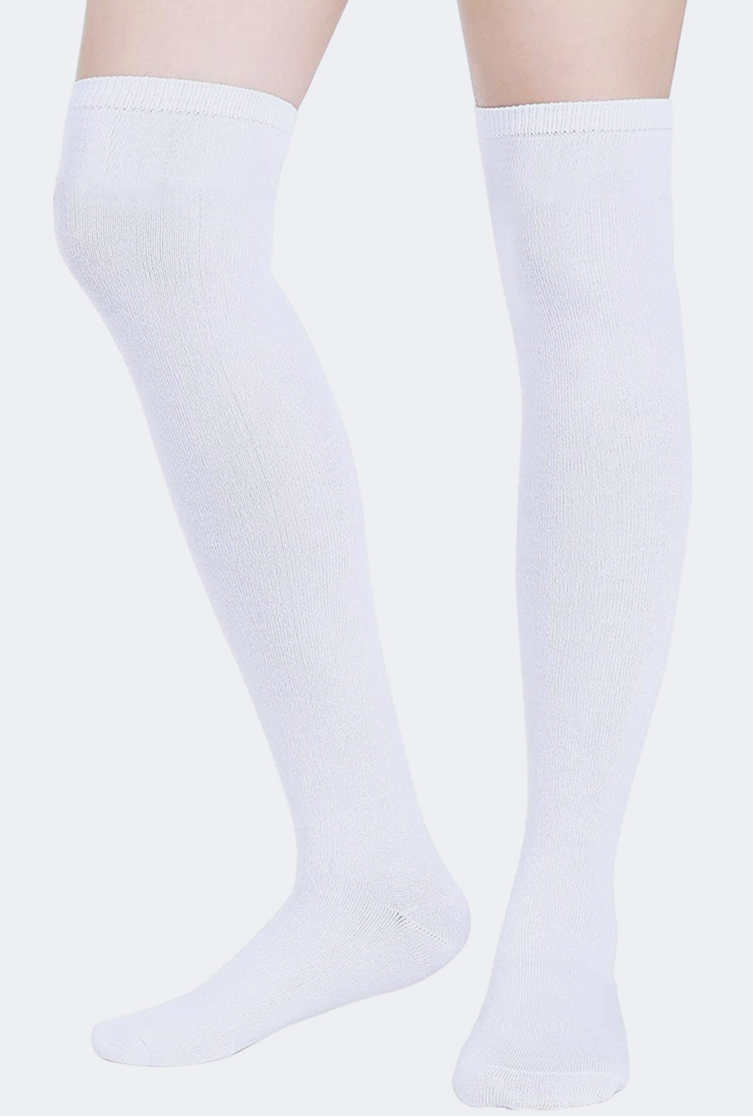 Ladies  Over the Knee Plain Socks
