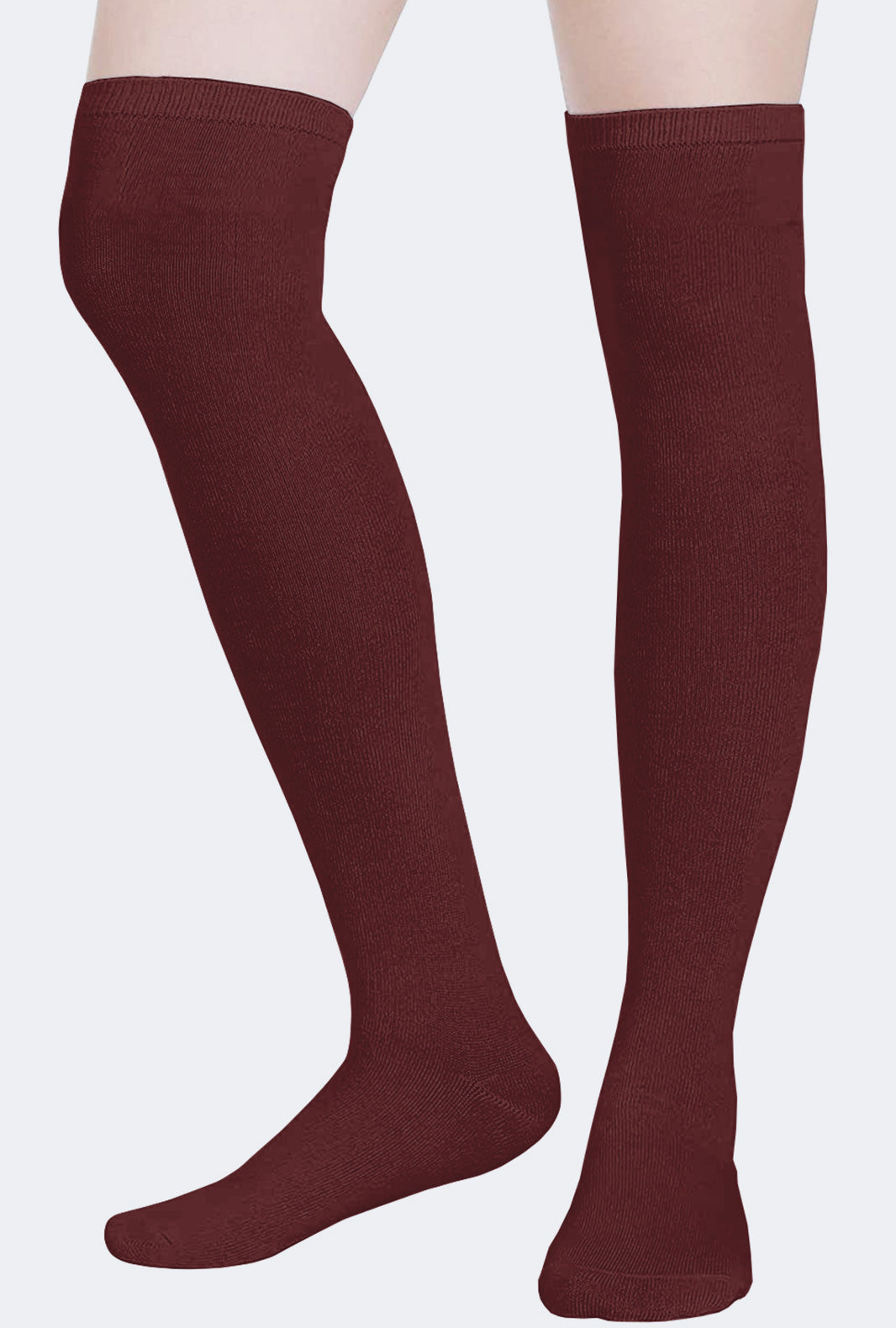 Ladies  Over the Knee Plain Socks