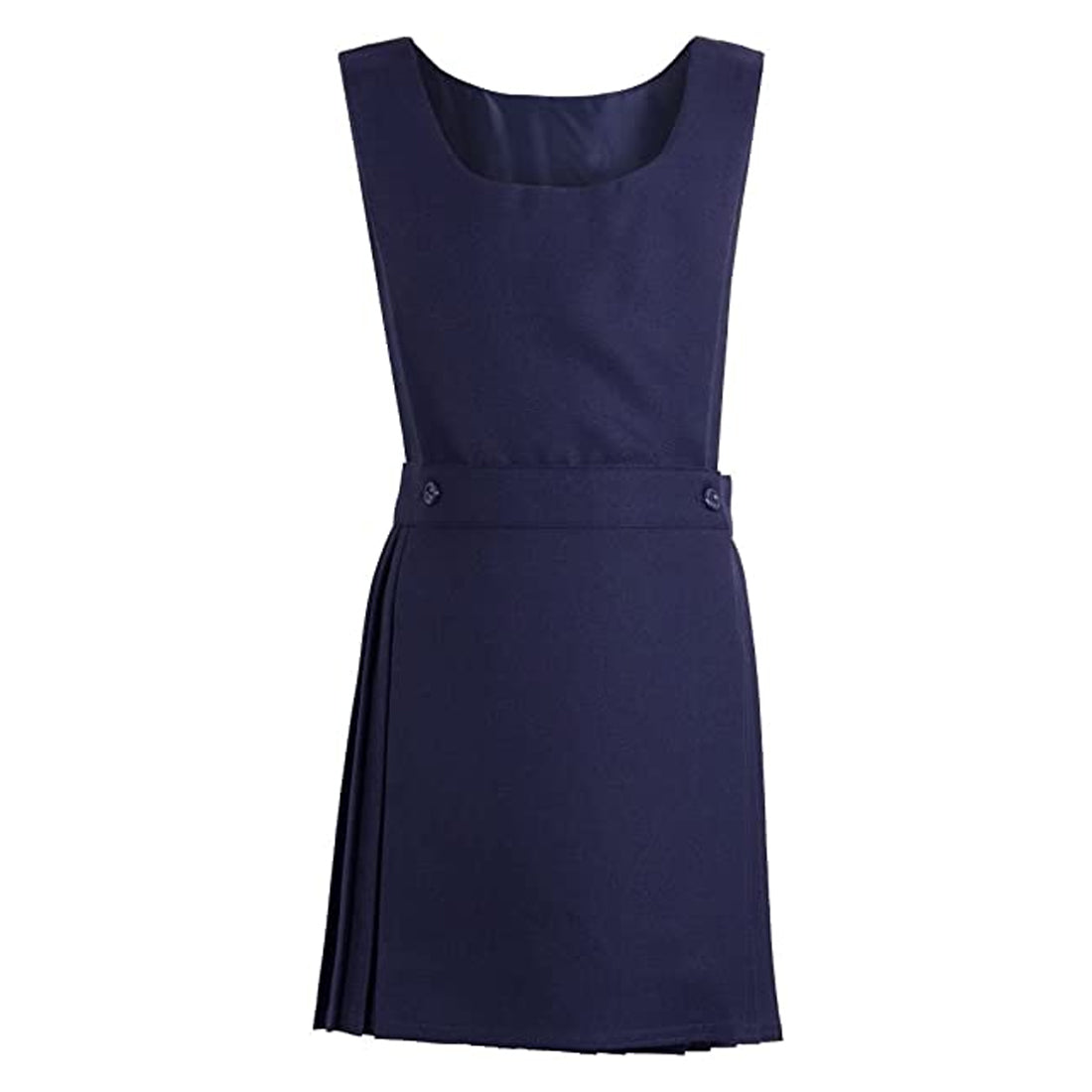 Kids Girls Uniform Pleated Pinafore Dress